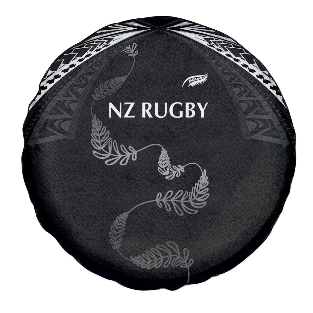 New Zealand Rugby Spare Tire Cover Aotearoa Armour Blacks Silver Ferns LT03 - Polynesian Pride