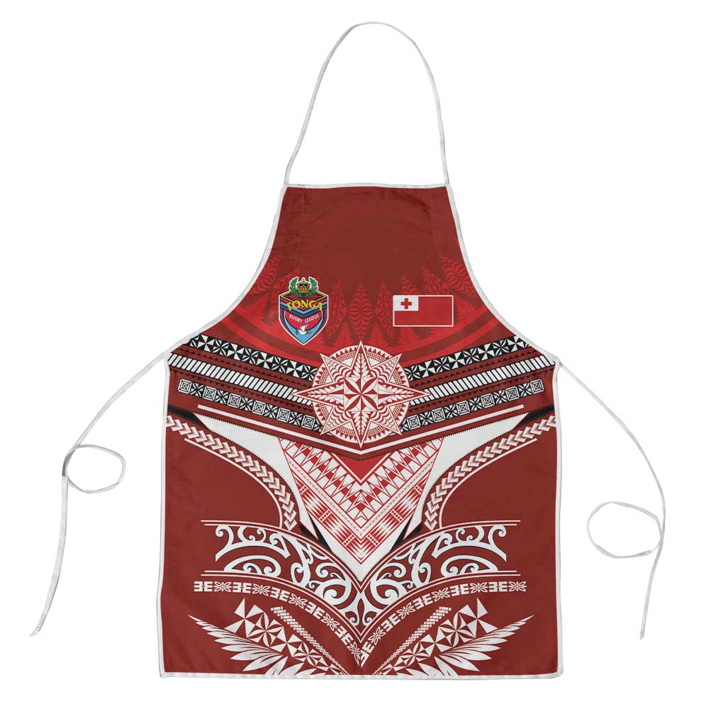 Tonga Rugby Apron Mana o Tonga-Tribal Heritage Edition Red Color LT03 Red - Polynesian Pride