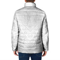 Tonga White Sunday Padded Jacket Tongan Tribal Heritage Tattoos LT03 - Polynesian Pride