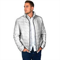 Tonga White Sunday Padded Jacket Tongan Tribal Heritage Tattoos LT03 - Polynesian Pride