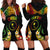 Personalised Chuuk Independence Day Hoodie Dress Polynesian Tattoo and Plumeria Reggae Color