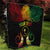 Personalised Chuuk Independence Day Quilt Polynesian Tattoo and Plumeria Reggae Color