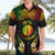 Personalised New Caledonia Independence Day Hawaiian Shirt Polynesian Tattoo and Plumeria Reggae Color