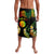 Personalised New Caledonia Independence Day Lavalava Polynesian Tattoo and Plumeria Reggae Color