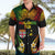 Personalised Malampa Fiji Day Hawaiian Shirt Polynesian Tattoo and Plumeria Reggae Color