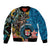 Fiji and Australia Kangaroos Bomber Jacket Indigenous Aboriginal and Fijian Masi Tribal Tattoo