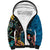 Fiji and Australia Kangaroos Sherpa Hoodie Indigenous Aboriginal and Fijian Masi Tribal Tattoo