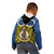 Vanuatu Tafea Province Kid Hoodie Pig Tusk Mix Maori Pattern and Namele Leaf LT03 - Polynesian Pride