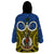 Vanuatu Tafea Province Wearable Blanket Hoodie Pig Tusk Mix Maori Pattern and Namele Leaf LT03 - Polynesian Pride