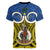 Vanuatu Tafea Province Women V Neck T Shirt Pig Tusk Mix Maori Pattern and Namele Leaf LT03 - Polynesian Pride