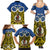 Personalised Vanuatu Tafea Province Family Matching Summer Maxi Dress and Hawaiian Shirt Pig Tusk Mix Maori Pattern and Namele Leaf LT03 - Polynesian Pride