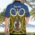 Personalised Vanuatu Tafea Province Hawaiian Shirt Pig Tusk Mix Maori Pattern and Namele Leaf LT03 - Polynesian Pride