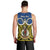 Personalised Vanuatu Tafea Province Men Tank Top Pig Tusk Mix Maori Pattern and Namele Leaf LT03 - Polynesian Pride