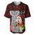 Guam Christmas Baseball Jersey Santa Gift Latte Stone and Sea Turle Mix Hibiscus Chamorro Red Style LT03