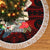 Guam Christmas Tree Skirt Santa Gift Latte Stone and Sea Turle Mix Hibiscus Chamorro Red Style LT03