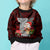 Custom Guam Christmas Kid Ugly Christmas Sweater Santa Gift Latte Stone and Sea Turle Mix Hibiscus Chamorro Red Style LT03