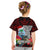 Custom Guam Christmas Kid T Shirt Santa Gift Latte Stone and Sea Turle Mix Hibiscus Chamorro Red Style LT03