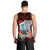 Custom Guam Christmas Men Tank Top Santa Gift Latte Stone and Sea Turle Mix Hibiscus Chamorro Red Style LT03