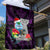 Guam Christmas Garden Flag Santa Gift Latte Stone and Sea Turle Mix Hibiscus Chamorro Pink Style LT03