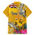 Niue Waitangi Family Matching Mermaid Dress and Hawaiian Shirt Tropical Flower Tapa Pattern LT03 - Polynesian Pride