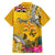 Niue Waitangi Family Matching Puletasi and Hawaiian Shirt Tropical Flower Tapa Pattern LT03 - Polynesian Pride