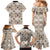 Tukenny Pattern Fijian War Clubs Family Matching Mermaid Dress and Hawaiian Shirt LT03 - Polynesian Pride