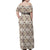 Tukenny Pattern Fijian War Clubs Family Matching Off Shoulder Maxi Dress and Hawaiian Shirt LT03 - Polynesian Pride