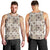 Tukenny Pattern Fijian War Clubs Men Tank Top LT03 - Polynesian Pride