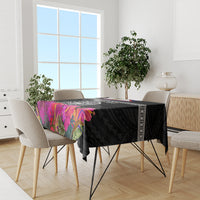 Personalized American Samoa Flag Day Tablecloth Tanoa and Fue mix Hibiscus Flower Polynesian Pattern LT03 - Polynesian Pride