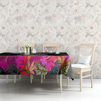 Personalized American Samoa Flag Day Tablecloth Tanoa and Fue mix Hibiscus Flower Polynesian Pattern LT03 - Polynesian Pride