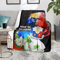Philippines Independence Day Blanket Philippines Eagle and Sampaguita Jasmine Yakan Tribal LT03 - Polynesian Pride
