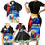 Philippines Independence Day Family Matching Short Sleeve Bodycon Dress and Hawaiian Shirt Philippines Eagle and Sampaguita Jasmine Yakan Tribal