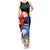 Philippines Independence Day Tank Maxi Dress Philippines Eagle and Sampaguita Jasmine Yakan Tribal