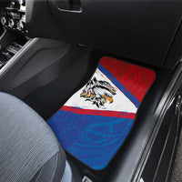 American Samoa Flag Day Car Mats Polynesian Art Geometric with Flag Brush Style LT03 - Polynesian Pride
