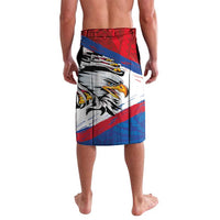 American Samoa Flag Day Lavalava Polynesian Art Geometric with Flag Brush Style LT03 - Polynesian Pride