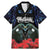 New Zealand Maori Matariki Family Matching Mermaid Dress and Hawaiian Shirt Hongi Tui Bird Pohutukawa and Polynesia Tribal