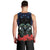 New Zealand Maori Matariki Men Tank Top Hongi Tui Bird Pohutukawa and Polynesia Tribal