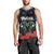 New Zealand Maori Matariki Men Tank Top Hongi Tui Bird Pohutukawa and Polynesia Tribal