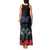 New Zealand Maori Matariki Tank Maxi Dress Hongi Tui Bird Pohutukawa and Polynesia Tribal