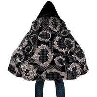 Hawaiian Leis Cloak Kakau Tattoos and Palaka Pastel Grayscale LT03 Unisex Black - Polynesian Pride