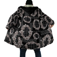 Hawaiian Leis Cloak Kakau Tattoos and Palaka Pastel Grayscale LT03 - Polynesian Pride