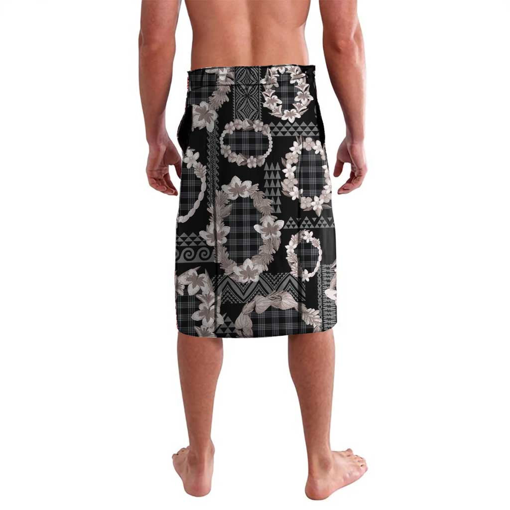 Hawaiian Leis Lavalava Kakau Tattoos and Palaka Pastel Grayscale LT03 - Polynesian Pride