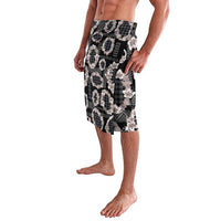 Hawaiian Leis Lavalava Kakau Tattoos and Palaka Pastel Grayscale LT03 - Polynesian Pride
