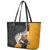 New Zealand and Australia Rugby Leather Tote Bag Koala and Maori Warrior Together