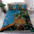 Fiji and Australia Bedding Set Palm Tree and Abogirinal Emu