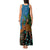 Fiji and Australia Tank Maxi Dress Palm Tree and Abogirinal Emu