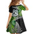 New Zealand Koru Natural Family Matching Off Shoulder Maxi Dress and Hawaiian Shirt Manaia and Silver Fern Maori Pattern