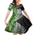 New Zealand Koru Natural Family Matching Short Sleeve Bodycon Dress and Hawaiian Shirt Manaia and Silver Fern Maori Pattern