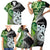 New Zealand Koru Natural Family Matching Short Sleeve Bodycon Dress and Hawaiian Shirt Manaia and Silver Fern Maori Pattern