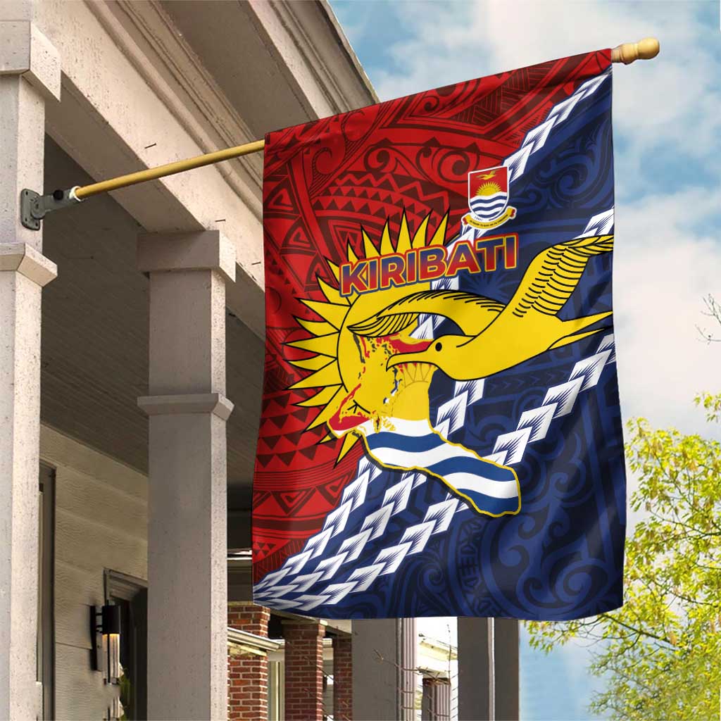Kiribati Independence Day Garden Flag Polynesian and Melanesian Art Tattoo LT03 House Flag Red - Polynesian Pride